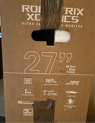 Monitor Asus ROG 27" 4K 160Hz