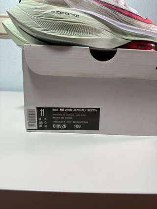 Nike Air Zoom Alphafly Next% Talla 42