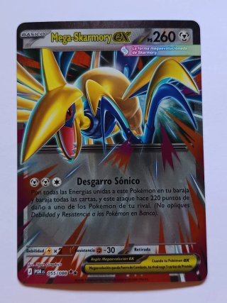Carta Pokémon Mega Skarmory EX 055/088