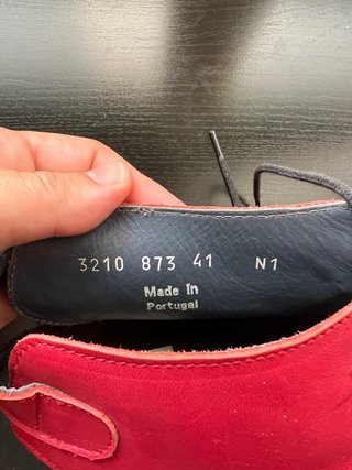 Sandalias botín piel rojas MUY COMODAS