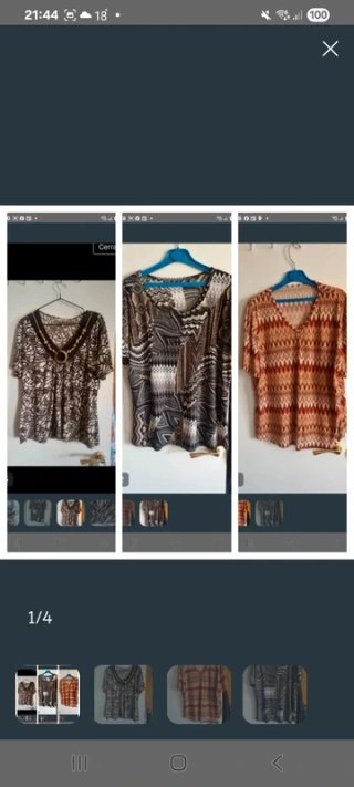 4 Camisetas ZENDRA Talla 48/50