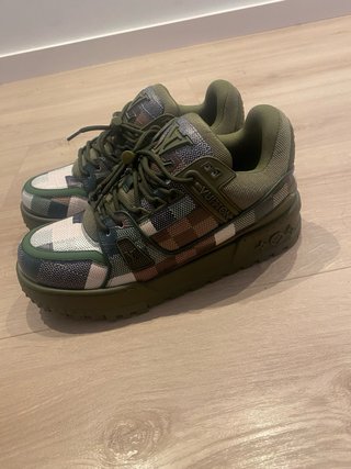 Louis Vuitton Trainer Verde Multicolor