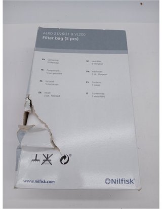 Nilfisk Fleece Filter Bags Aero 5 pcs. marca Nilfisk