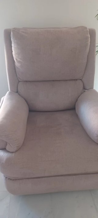 Sillón extraíble beige articulado. Súper cómodo!