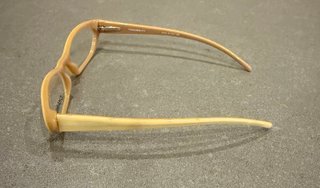 Gafas Chanel Beige y Doradas Originales