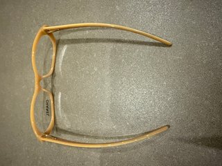 Gafas Chanel Beige y Doradas Originales