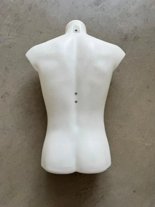 Manichino Busto Uomo Bianco