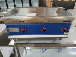 PLANCHA DE GAS CROMO DURO / 3 FUEGOS / NUEVAS