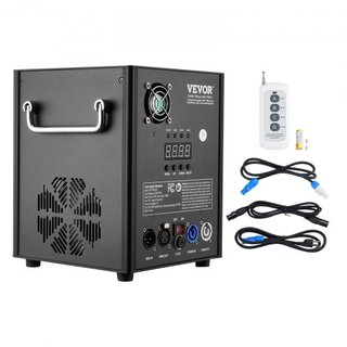Máquina de Chispas Frías, Controlador de Fuegos Artificiales de 500W, Altura Ajustable de 6.6-13 pies, con Sistema DMX Avanzado, Pantalla LED, Mango Portátil, Aleación de Aluminio de Alta Resisten...