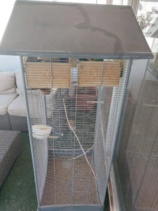 Jaula Pajarera Voltrega 430 Gris