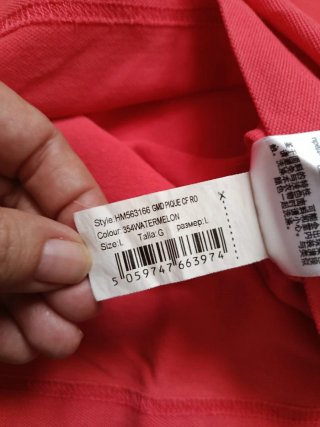 Camiseta Polo Hackett Roja Talla L