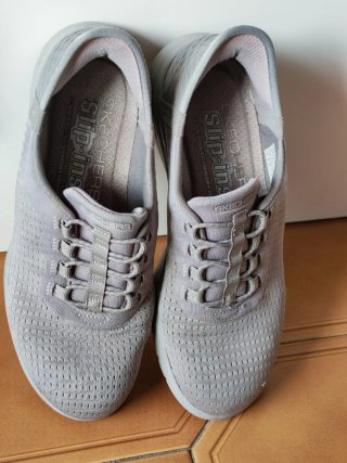 Zapatillas Skechers Gris Mujer