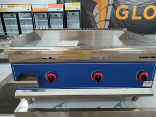 PLANCHA DE GAS CROMO DURO NUEVAS GARANTIA 3 FUEGOS