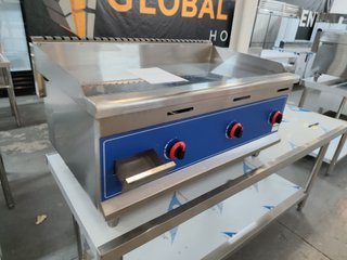 PLANCHA DE GAS CROMO DURO NUEVAS GARANTIA 3 FUEGOS