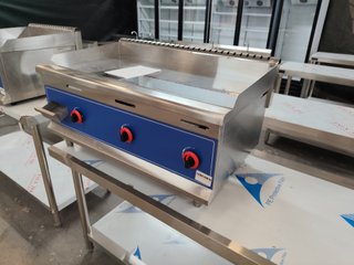 PLANCHA DE GAS CROMO DURO NUEVAS GARANTIA 3 FUEGOS