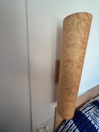 Aplique de pared de madera