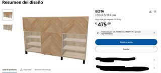 Aparador de madera estilo nórdico