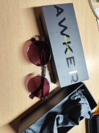 Gafas de sol Hawkers redondas plateadas rosas