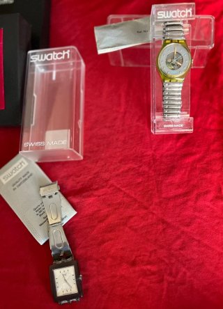Lote 3 relojes Swatch