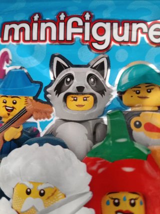 Lego Minifiguras Serie 22 Raccoon Fan