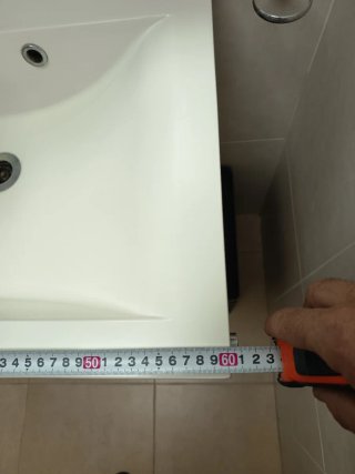 Lavabo Suspendido Baño Porcelana y Metal