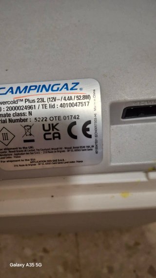 Nevera portátil Campingaz electrica de 23 litros