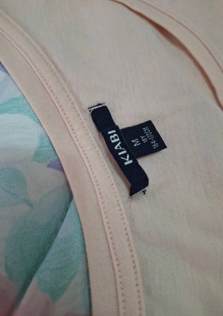 Camiseta mujer T-M Kiabi ,rosa algodón. Con nudo