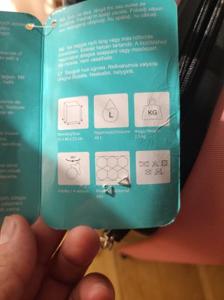 Maleta de cabina con candado y 4 ruedas