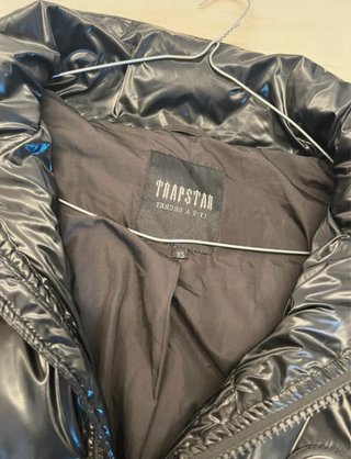 Chaqueta Trapstar Negra Brillante