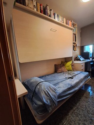 Habitación juvenil litera abatible