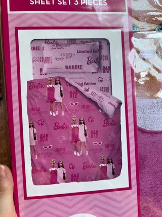 Completo Lenzuola Barbie 3 Pezzi Singolo