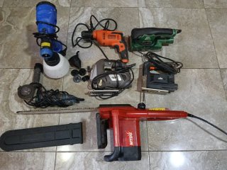 Lote de herramientas eléctricas