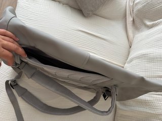 Mochila Gaston Luga Splash Roll Top Gris