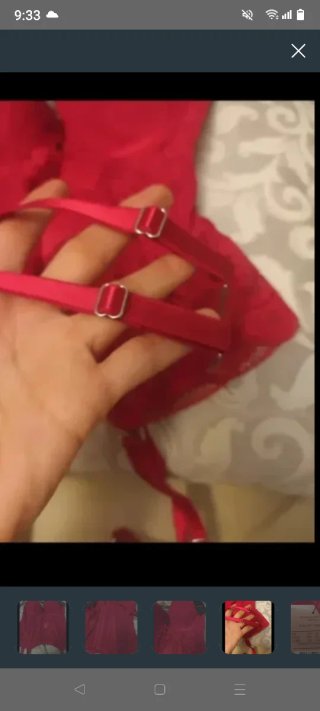 Corsé Hunkemöller rojo sin estrenar