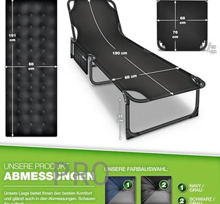 Cama de camping plegable - Tillvex