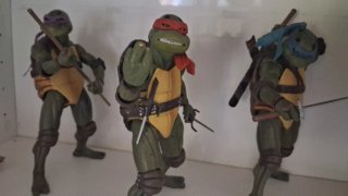 Pack 4 Figuras Tortugas Ninja NECA 1990