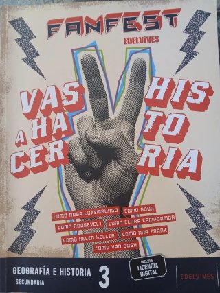 Libro historia 3  ESO edelvives Nuevo