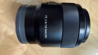 Sony FE 50mm F2.8 Macro Objetivo