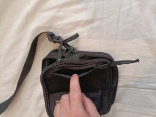 Bolso bandolera Carhartt negro
