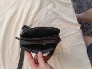 Bolso bandolera Carhartt negro