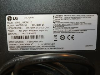 Televisor LG Negro 26 pulgadas