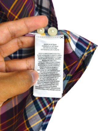 Camisa De Cuadros "Ralph Lauren" Talla S