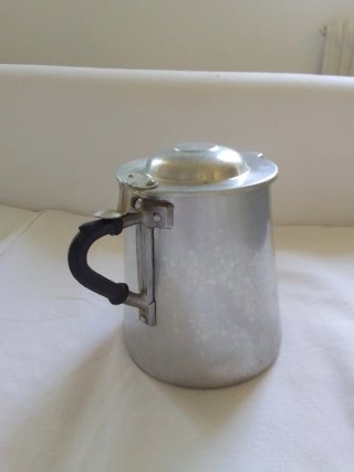 Lattiera Bollitore Metallo Vintage