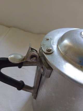 Lattiera Bollitore Metallo Vintage