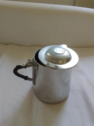Lattiera Bollitore Metallo Vintage