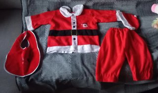 Disfraz Papá Noel Bebé (Talla 0-6m)