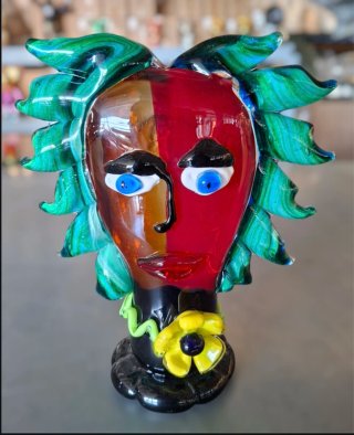 Scultura in vetro Murano