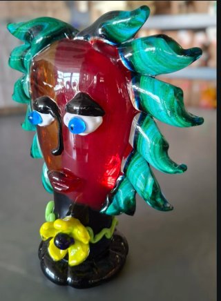 Scultura in vetro Murano