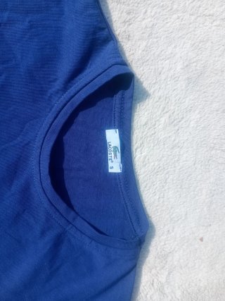 Maglietta Lacoste Blu Scuro Taglia S