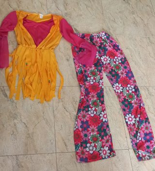 Costume Hippie Taglia Unica